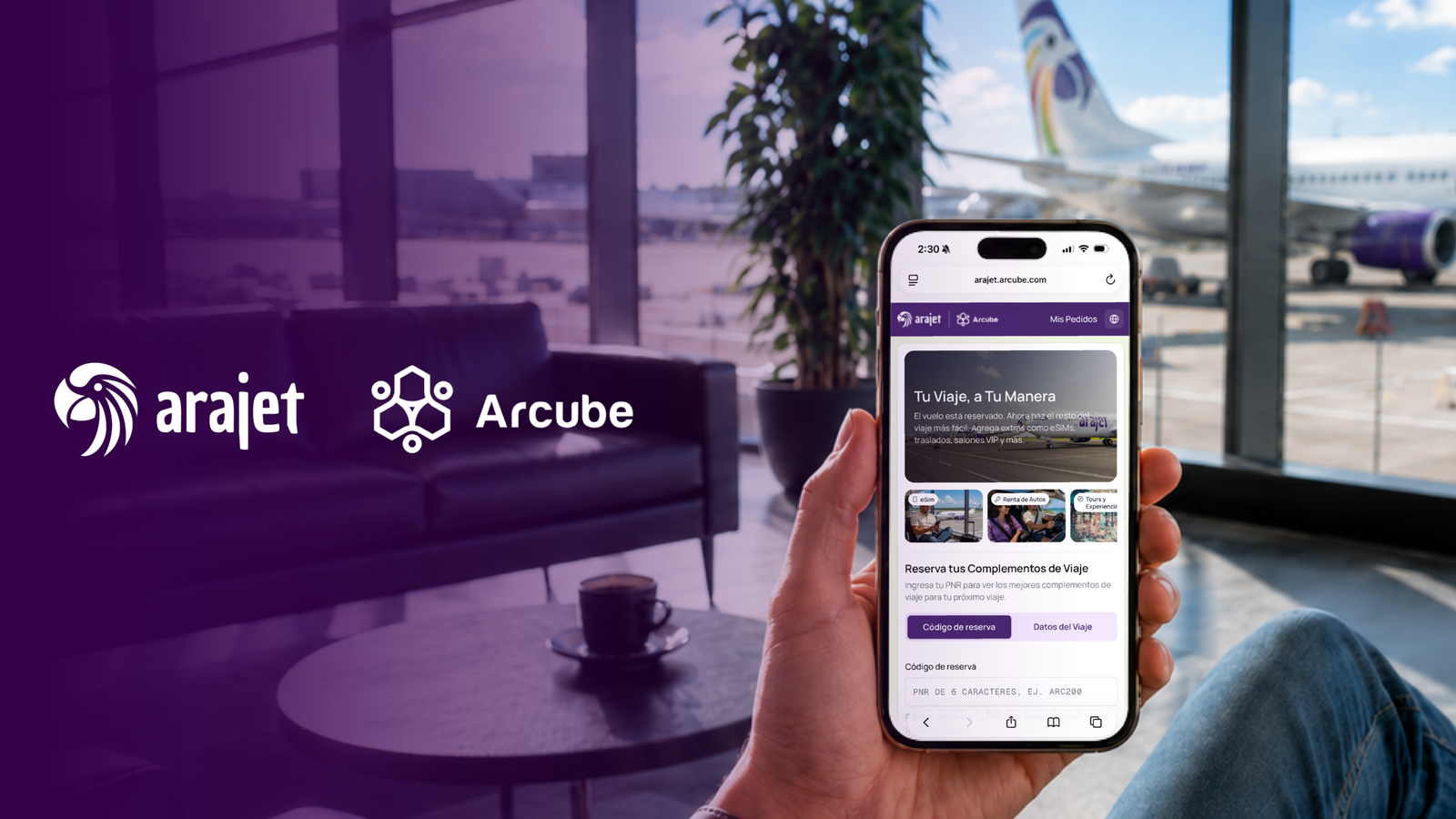 Arajet y Arcube se unen para ofrecer nuevos servicios que enriquecen la experiencia de viaje de sus pasajeros