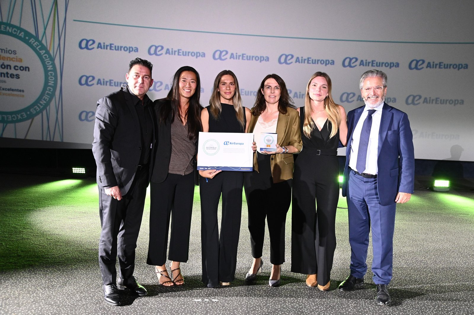 Air Europa recibe un nuevo reconocimiento en los Premios Excelencia Relación con Clientes 2026 por su proyecto Air Europa ON.